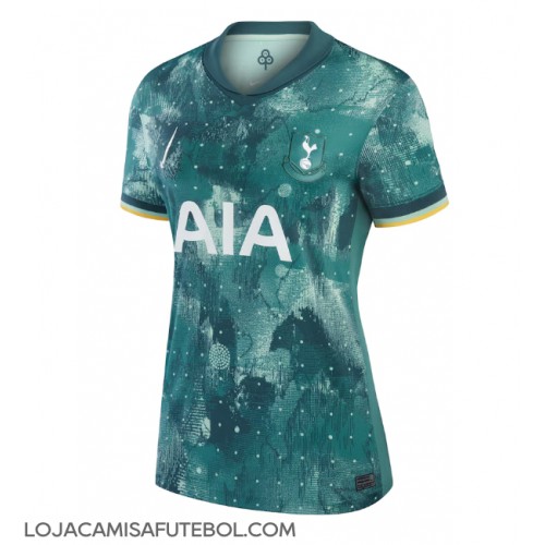 Camisa de Futebol Tottenham Hotspur Equipamento Alternativo Mulheres 2024-25 Manga Curta